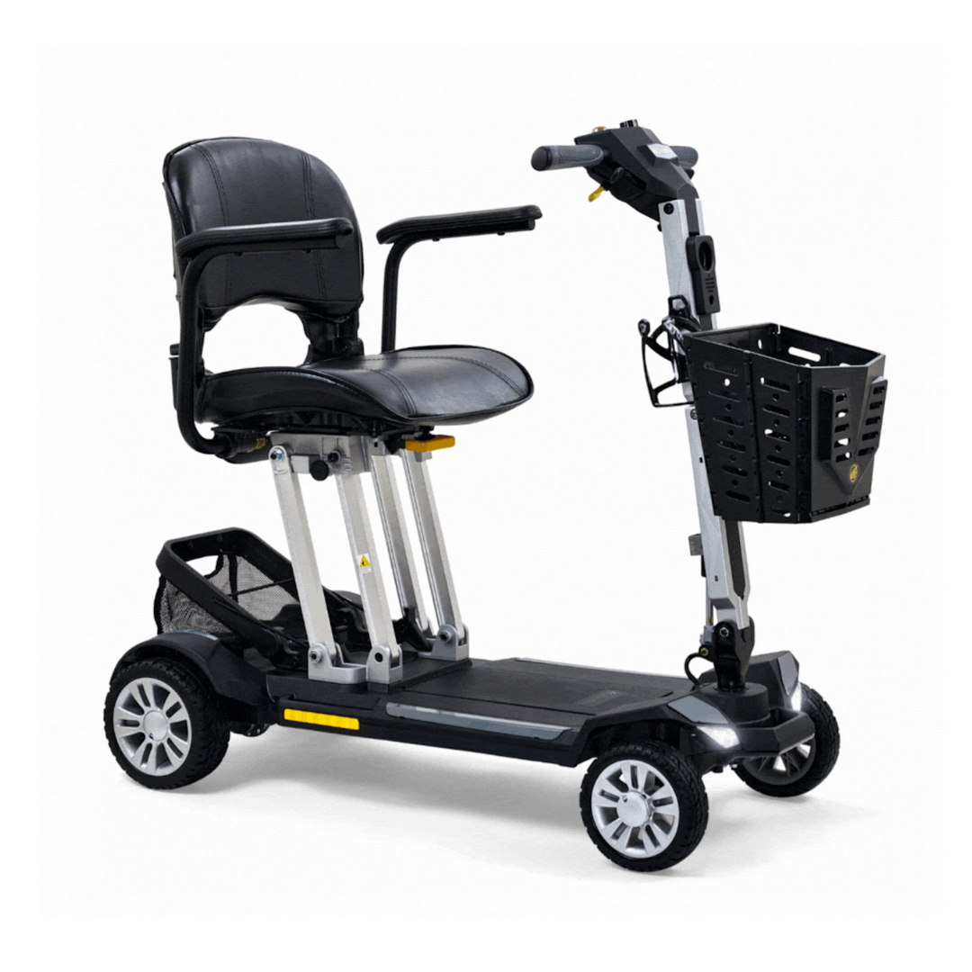 Golden Tech GP120 Buzzaround Carry-On Folding Airline Approved Travel Scooter - Senior.com Scooters